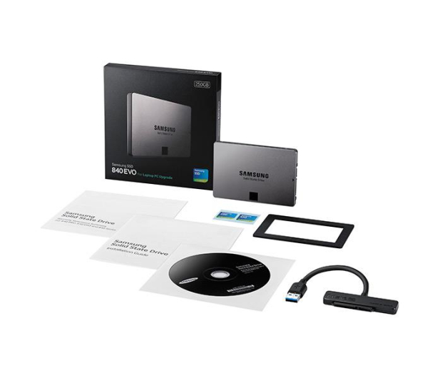 Samsung 500GB 2,5'' SATA SSD Seria 840 EVO Laptop KIT - 155688 - zdjęcie